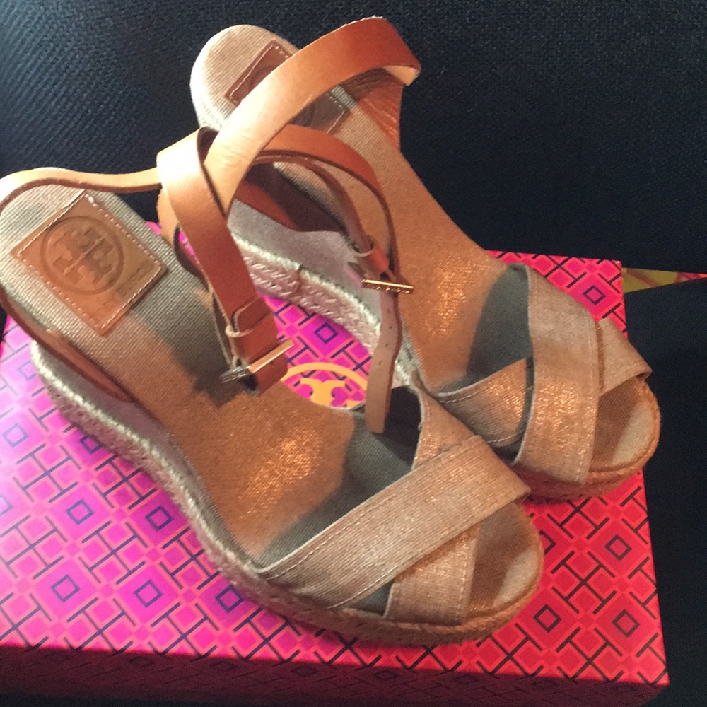 TORY BURCH KARISSA Platform Wedge 10